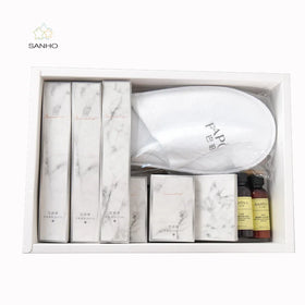 One-stop Service High-end High Quality Hotel Facilities Disposable Toothbrush Toothpaste Soap Shampoo Tea Bag Wet Tissue