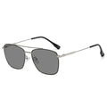 Latest Color-Changing Anti-Blue Glasses Retro Metal Double Beam Optical Glasses Frame for Men Popular Anti-Blue Glasses