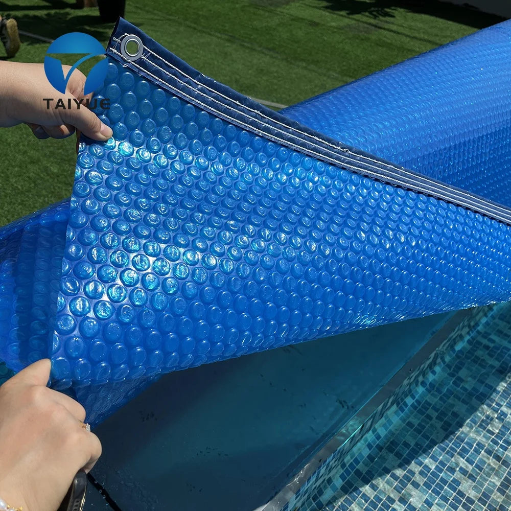 Top Quality Outdoor Hard Plastic PE Swimming Pool Bubble Cover Blanket Wholesale