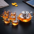 Wholesale Glass Teapot with Stainless Steel Infuser & Lid
