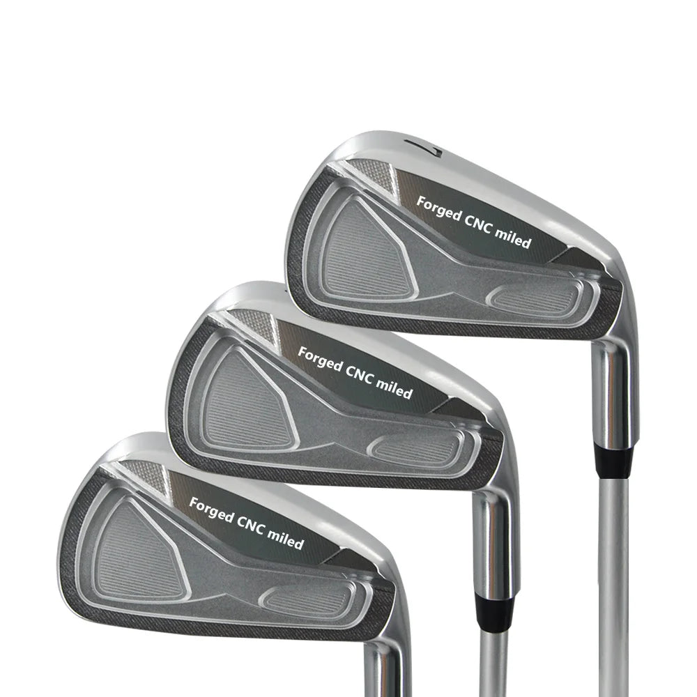 Mens Soft Golf Club Iron Head Set 4-9PW Silver Golf Irons Set