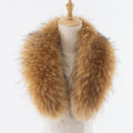 Women's Multifunctional Faux Mink Fox Fur Collar Winter Neck Warmer Scarf Wrap for Jacket Coat Scarf Hat