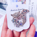 Ladies Brooch Women's Simple Fashion Fox Corsage Sweater Coat Accessories Brooch for Women Animal Party Wedding Brooches Pins