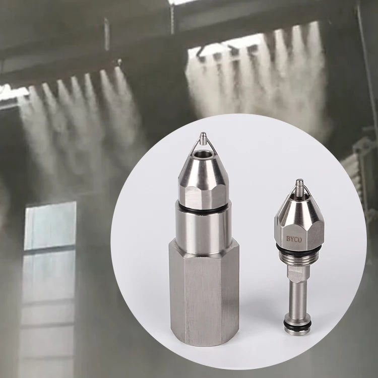 BYCO Sk508 SV882 SV980 Stainless Steel Industrial Ultrasonic Dry Fog Fine Air Atomizer Water Mist Spray Nozzle