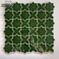 Decor Back Splash Kitchen Tiles Mosaic 3D Star Pattern Ceramic Mosaic Shower Tiles