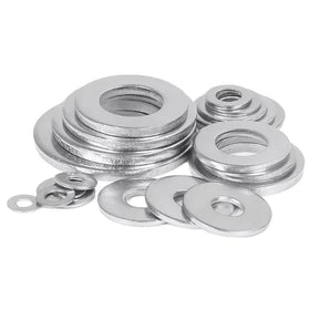 DIN 126 Standard Flat Washers Medium Series Full Size Range Available Bulk Packaging for Industrial Supply & Maintenance