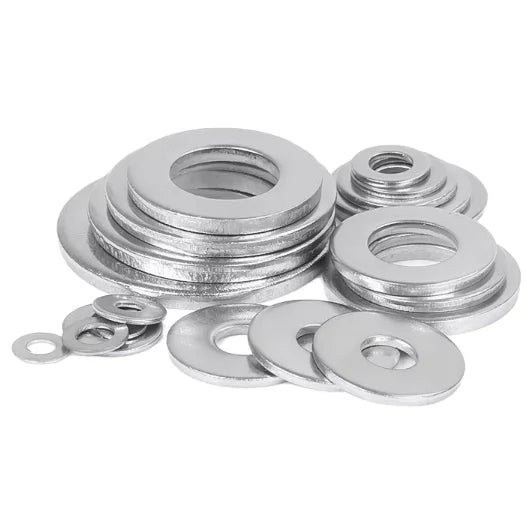 DIN 126 Standard Flat Washers Medium Series Full Size Range Available Bulk Packaging for Industrial Supply & Maintenance