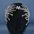 Bridal Headdress Handmade Accessories Rhinestone Wedding Leaf Alloy Bridal Headband