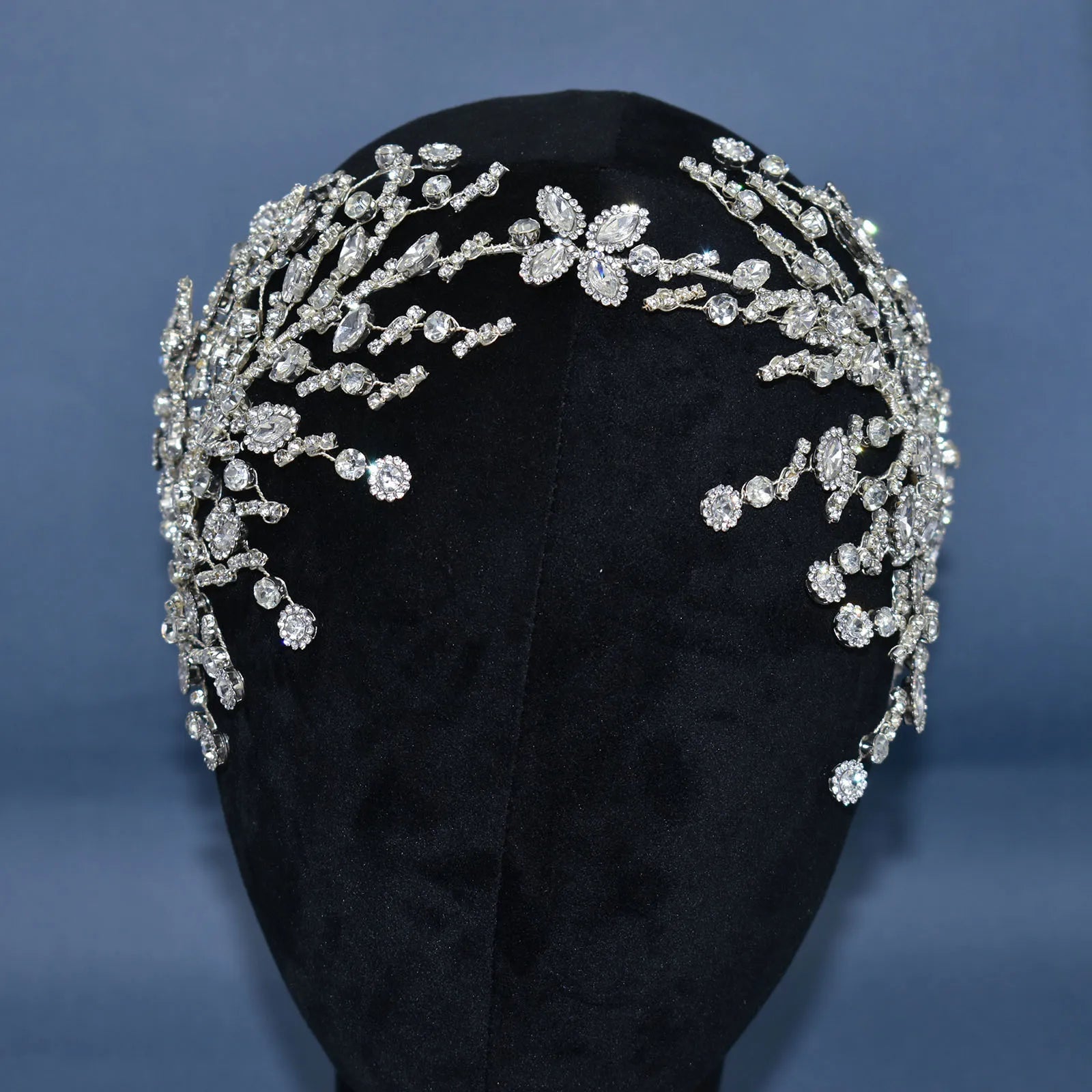 Bridal Headdress Handmade Accessories Rhinestone Wedding Leaf Alloy Bridal Headband