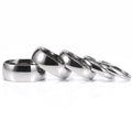 OAHLAN Fashion Jewelry 2/4/6/8/10mm Classic Silver Color Polished Titanium Rings for Men Women Couple Engagement Wedding Gift MegaBDM