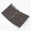 Custom Wholesale Slim Laser Blanks Laser Engraving Pu Leather Card Holder Bifold Laserable Leatherette Wallets for Men