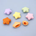 China Factory Luxurious 0.5/1/2ml Mini Stars Shape Colorful Plastic Lip Stick Tubes Cream Containers with Custom logo Pot