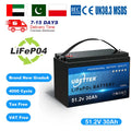 48v 30AH Lifepo4 Battery Pack Solar Panel Energy Storage Motorhome Generator UPS Marine EU Stock No Tax Fast Delivery BMS Pure