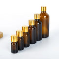 Oil Bottle Essence Bottle Amber Hot Short Grading Cylindrical Glass Cosmetic Dropper Clear Round Glass Products Spray Cap