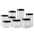 1oz 2oz 3oz 4oz 5oz 6oz 8oz 10oz 16oz 32oz Luxury Body Butter Cream Scrubs Packaging Plastic PET Container Jar with Lids