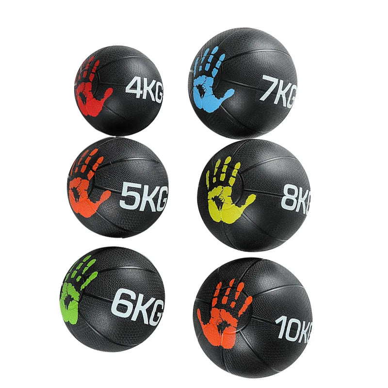 Wholesale Rubber Medicine Ball for Exercising Arm Force Waist and Abdomen Training Gym Fitness Equipment