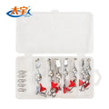 10g14g21g28g 7pcs Metal Spoon Sequin Spinner Tackle Kit Fishing Bait Lure Hard Set Artificial Bait Wholesale