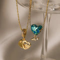 2025 Trendy Aircraft Pendant Necklace Zircon Charm Necklace 18K Gold Plated Jewelry Necklace for Women Girls
