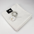 BLOCK EMF 10% Silver Fiber and Organic Cotton Grounding Sheet With Grounding Cord  Twin Size Grounding Earthing Sheet