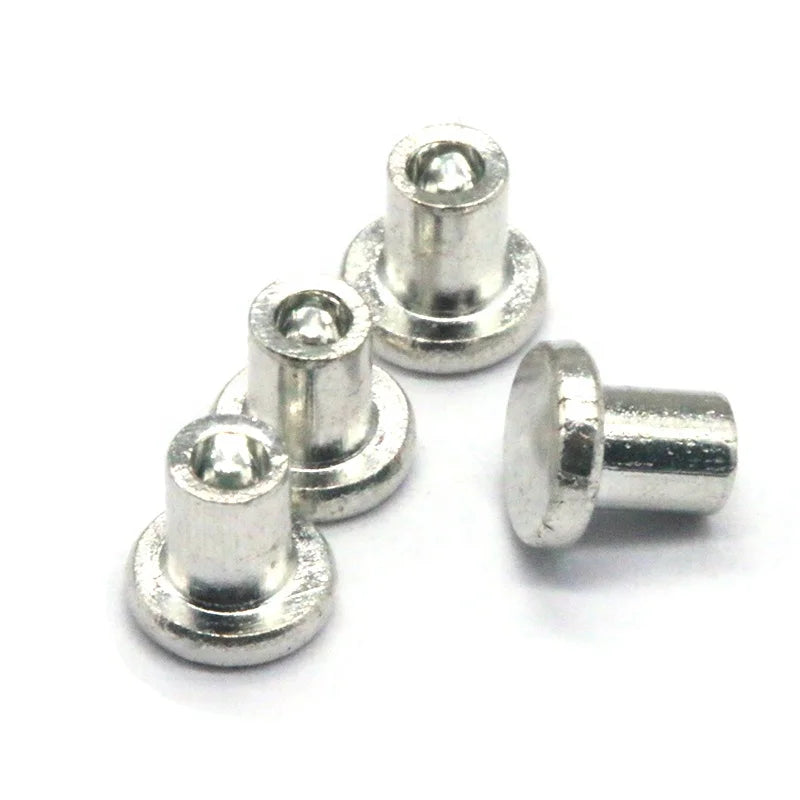 Factory Direct Wholesale Custom Remaches Copper Tinned Semi Tubular Fastening Rivets Pan Head ISO Standard Saitong Brand