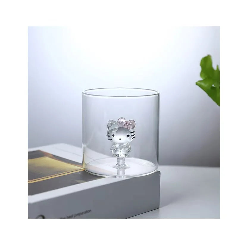 Creative 3D Animal Wine Cocktail Glass Cup High Borosilicate Glass Water Drinking Glass Cup