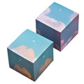 Pink Bubble Pattern Kawaii Cube Block Sticky Note Memo Pad for Decoration