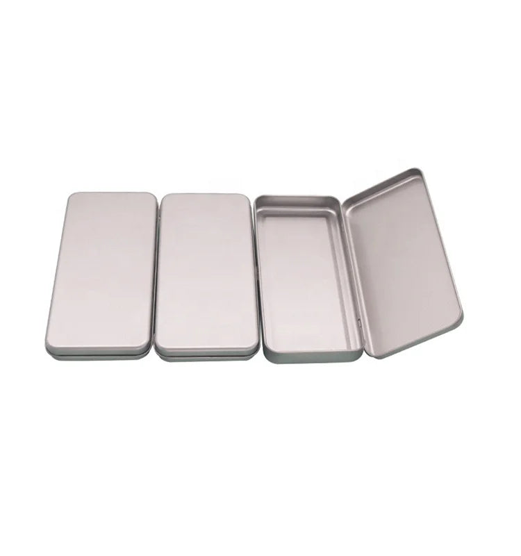 190*90*20mm Tin Cookie Boxes Factory Direct Sale Tin Can Box with Hinged