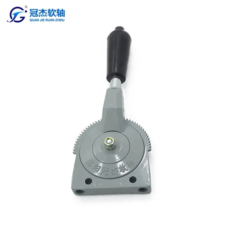 Excavator Throttle and Accelerator Lever Control GJ1103A Zinc Alloy Gray/Black
