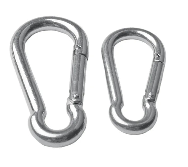 M4 M5 M6 M8 China Factory Steel DIN5299B Big Carabiner Spring Snap Hook