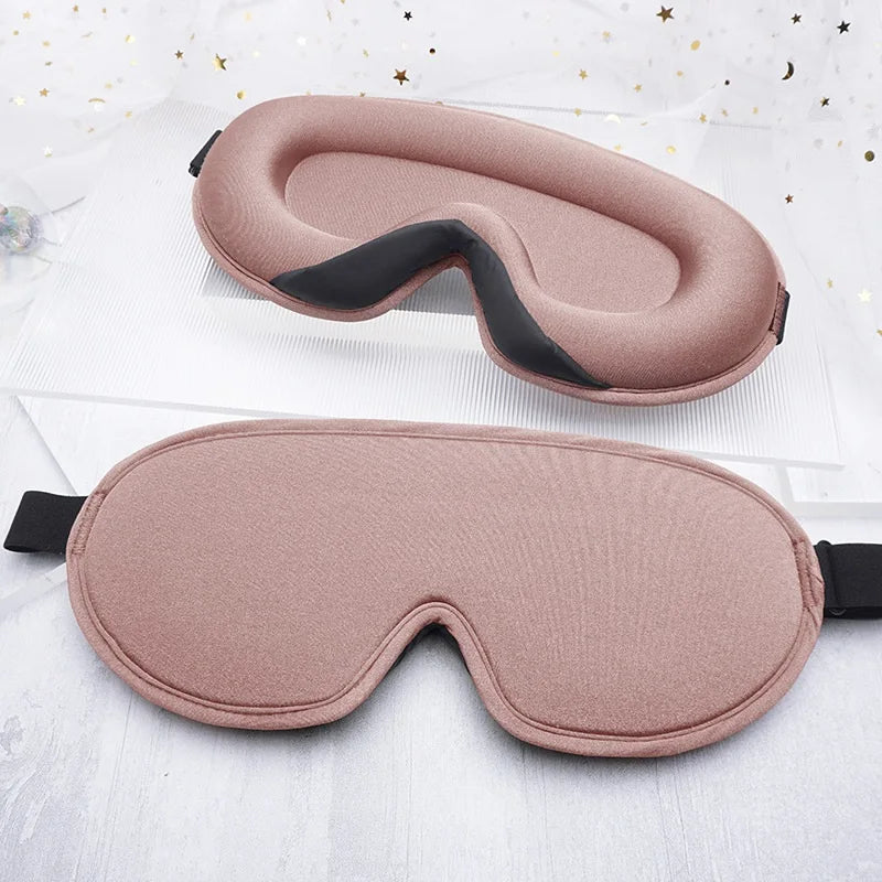 Low Moq 3D Memory Foam Soft Contoured Eyemask Eye Cup Concave Customized Sleepmask for Yoga Travel Nap
