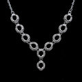 Sterling Silver 4*5/5*6mm Semi Mount Necklace Empty Support Blank Claw Setting S925 Base Holder Without Center Stone DIY Inlay