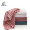 Hot Custom Microfiber Waffle Woven Cleaning Cloth 30*30cm Thick Reusable Absorbent Dish Towel for Kitchen