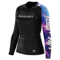 RISE SPORTSWEAR Wholesale Top Quality Women Ladies Girls Bjj Mma Jiujitsu Female Rash Guard Compression Shirt