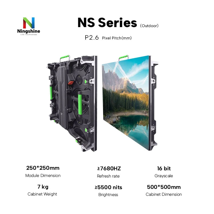 Customized 7680HZ 500 X 500 P2.6 Outdoor Led Screen Concert Video Wall Full HD Led Display
