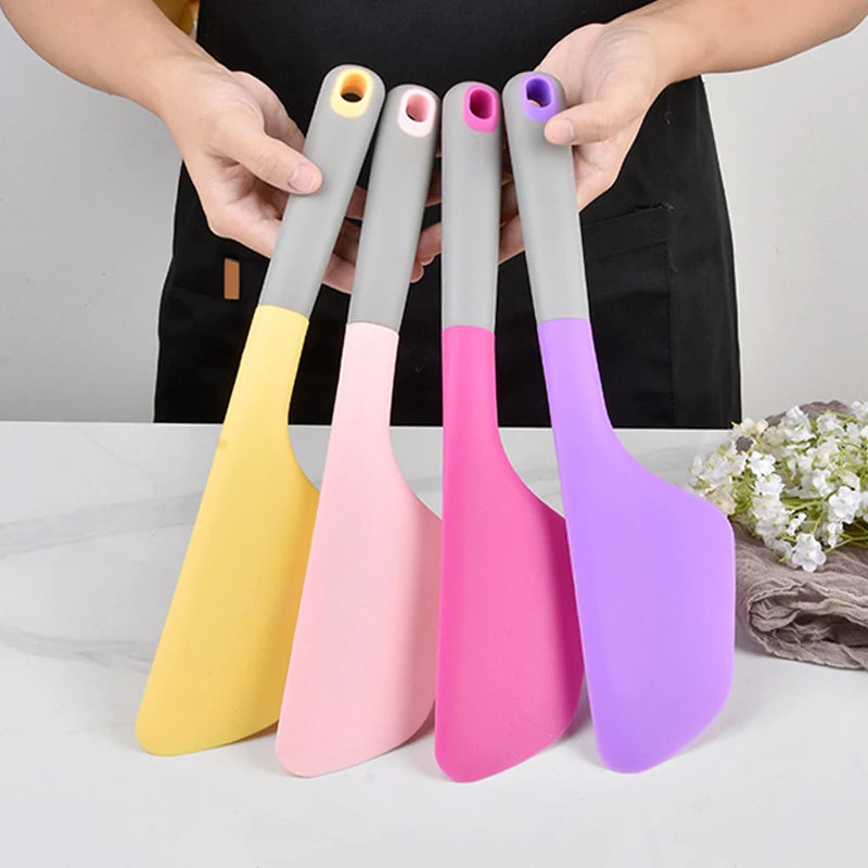 Home and Kitchen Gadgets Kitchen Utensils Non-Stick Butter Silicone Spatula Baking Utensils Heat Resistant Pastry Scraper Cream