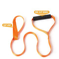 Deer Towing Rope With Adjustable Length - Durable Nylon & Rubber Deer Tow Rope for Outdoor Training & Hunting Orange Stripes