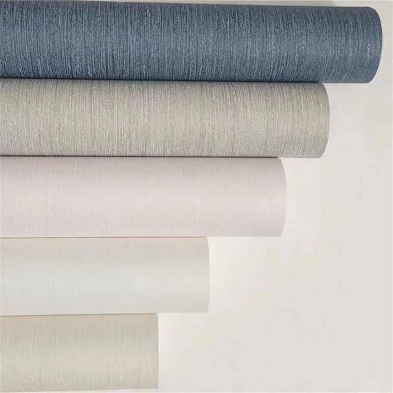 Non Self-Adhesive Waterproof Wallpaper Non-Woven Fabric Vertical Strip Living Room TV Background Wall Bedroom Entertainment