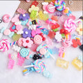 Kawaii Accessories Resin Charms Christmas Candy Flower Fruit Nail Art DIY Accessories 3D Nail Charms in Box