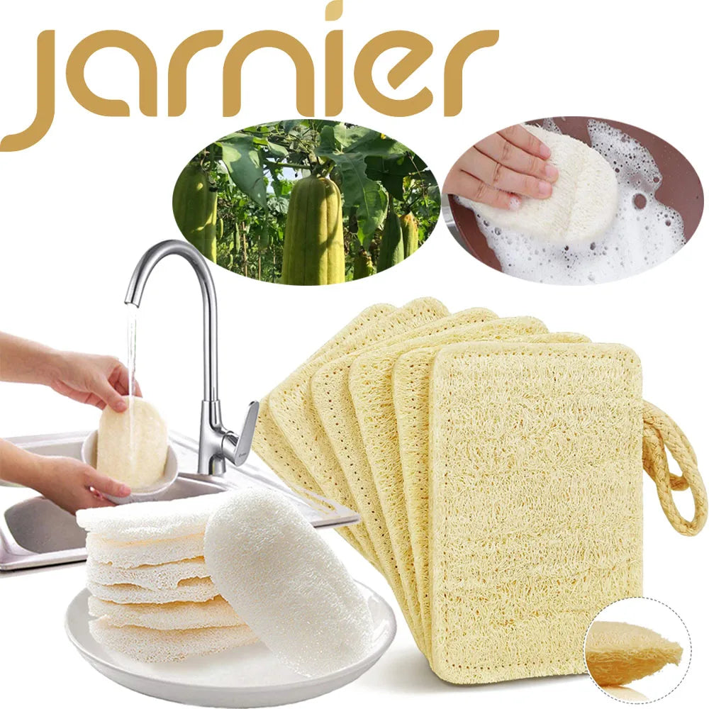 Natural Loofah Bath Sponge  Facial Kitchen Cleaning Sponge for Kitchen and Bath Loofah Natural Sponge
