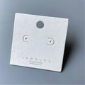 Eco-Friendly Custom Cardboard Paper Earring Card Jewelry Cardboard Display and Packaging Card