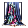Scarf Square Printed Oversized Luxury Head Islamic Hijab Satin Scarves