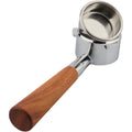 Barista Tools 54mm Bottomless Portafilter Wooden Handle Black Plastic Handle 54mm 3 Ears Espresso Portafilter Head OEM ODM
