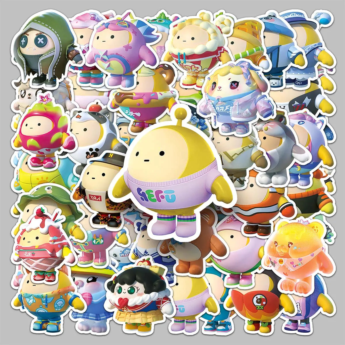 53PCS Factory Hot Phone Case Stickers Joy Game Peripheral Custom Eggy Party Stickers
