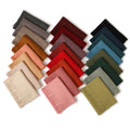 100% Wool Designer Brand Custom logo Thick  Women Luxury Soft Wool Scarf Stoles Plain Color Neck Warmer Men Scarf Ymss