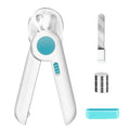 Pet Supplies New Pet Nail Clipper with LED Light Pet Grooming Tool Safe Nail Trimmer Scissors Tool Cat Dog Claw Nail Cutter
