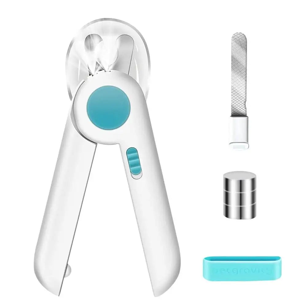 Pet Supplies New Pet Nail Clipper with LED Light Pet Grooming Tool Safe Nail Trimmer Scissors Tool Cat Dog Claw Nail Cutter