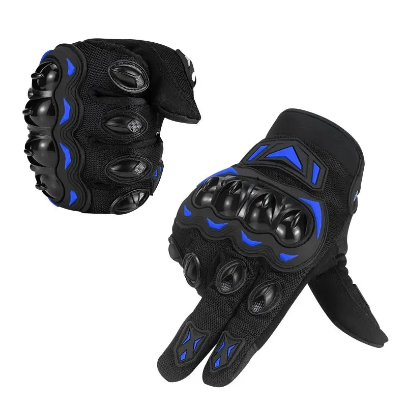 Non-slip Hard Knuckle Protection Full Finger Racing Track Scooter Motorcycle Cycling Motor Cross Gloves