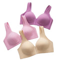 Sexy Push up Bra Front Closure Solid Color Brassiere Wireless Bralette Breast Seamless for Women Underwear Plus Size Sexy Bras