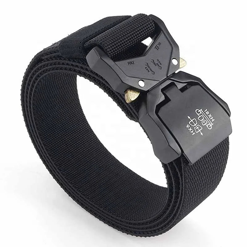 YAKEDA Universal Heavy Duty Equipment Mens Adjustable cinturones tactico Tactical Belt with Quick Release Metal Buckle