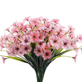 Hot Sale 5 Forks Silk Decorative Flower Artificial Violet Flower Bouquet for Indoor Outdoor Decor